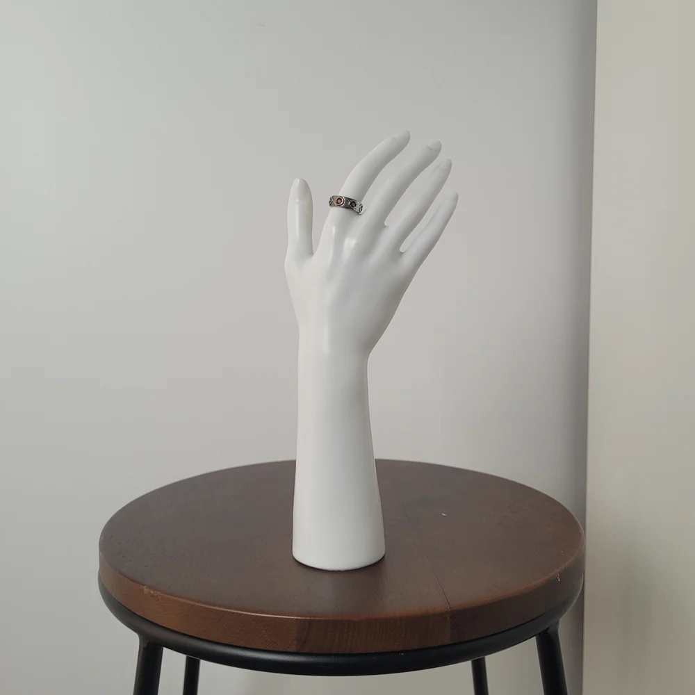 White Hand Display for Rings - Picture 2 of 8